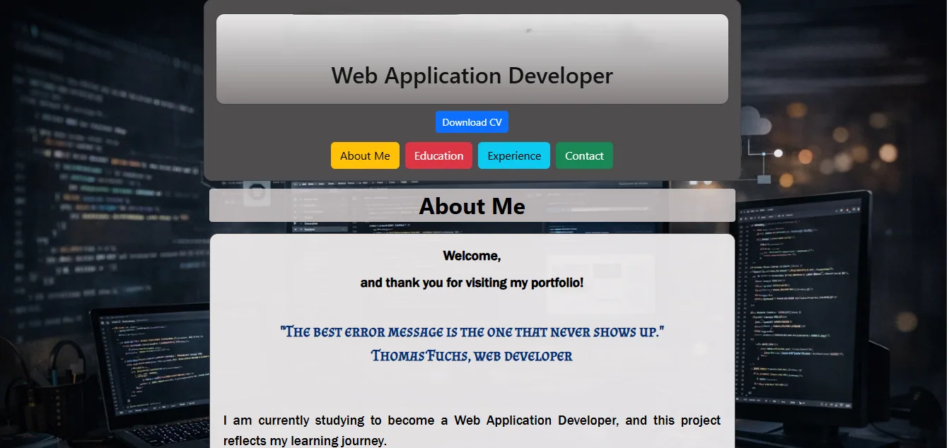 CV Website 2