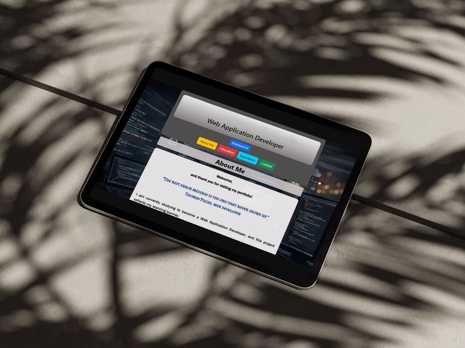 CV Website 4