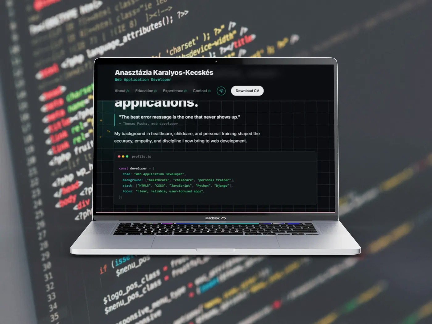 Web Development Portfolio 2